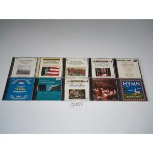 Classical 10 CD Lot Marches Choir Sonatas Opera Instrument French -0618CD857